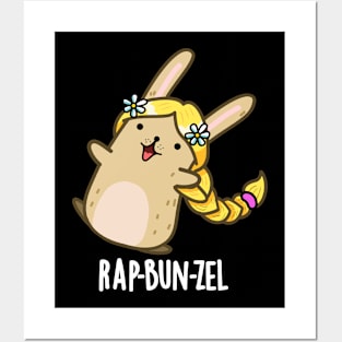 Rap-bun-zel Funny Bunny Pun Posters and Art